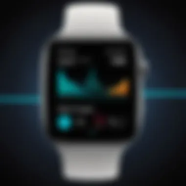Music Playback on Smartwatch Smartwatch with music playback interface