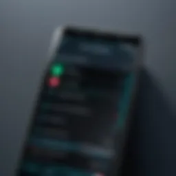A smartphone displaying a robocall blocker app interface