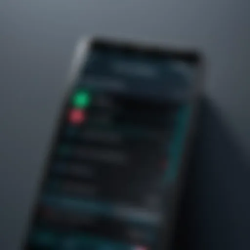 A smartphone displaying a robocall blocker app interface