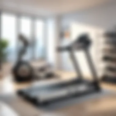 An array of cardio equipment designed for home use