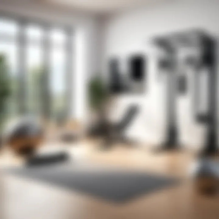 Convenient gym items that maximize small workout spaces