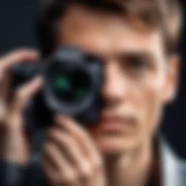 Capturing Portraits with a Sony Camera Photographer using a Sony camera for portrait shooting