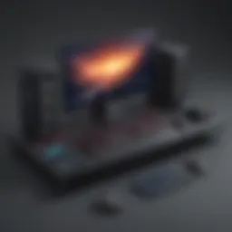 Enhanced laptop gaming setup