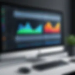 A clean desktop with optimized software displaying enhanced performance metrics