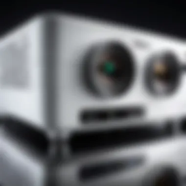 Connectivity options available on the Optoma UST Laser Projector