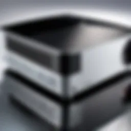 Optoma UST Laser Projector showcasing its sleek design