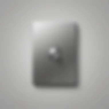Contemporary Simplicity: Metallic Finish Modern minimalist oversized doorbell plate in sleek metal finish