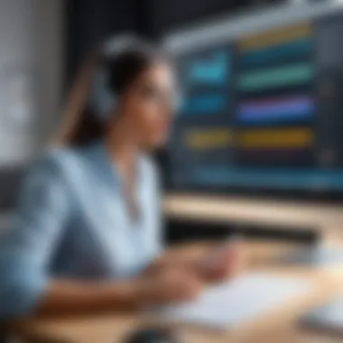 Boosting Productivity with Voice Memo Editing Tools Visual representation of enhanced productivity through voice memo editing