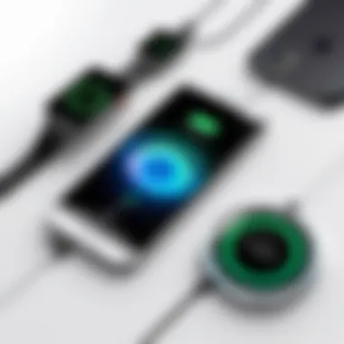 Device Compatibility with Qi Charging Visual representation of various devices compatible with Qi charging