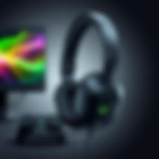 Sleek Design of Razer BlackShark V2 Pro Wireless Razer BlackShark V2 Pro Wireless headset showcasing its sleek design