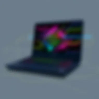 Razer laptop highlighting its gaming capabilities and aesthetic appeal