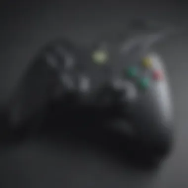 Retro gaming experience with original Xbox controller