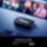 Roku 4K streaming device showcasing sleek design