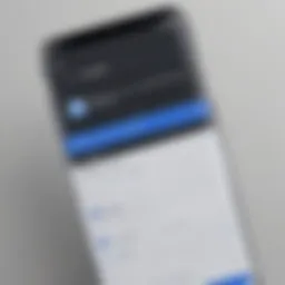 Illustration of Samsung device settings