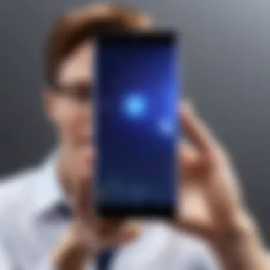 User Experience with the Galaxy FE User interacting with the Galaxy FE, showcasing its intuitive interface