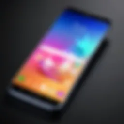 Latest Samsung smartphone model showcasing sleek design