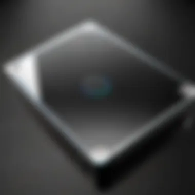 Sleek Design of Seagate 5TB Portable Hard Drive Close-up view of Seagate 5TB Portable Hard Drive showcasing its sleek design