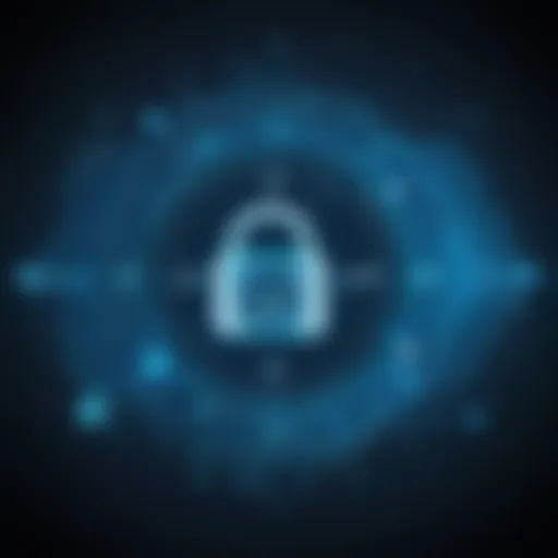 Secure messaging interface showcasing advanced encryption features