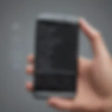 Spacious Screen for Clear Text Visibility Large screen display on senior-friendly texting phone