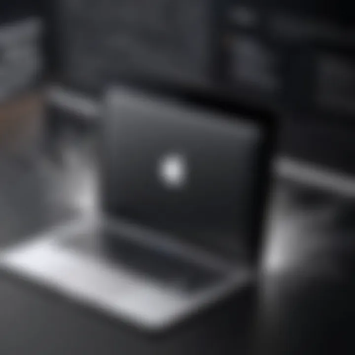 Shoppers excitedly exploring MacBook Black Friday discounts