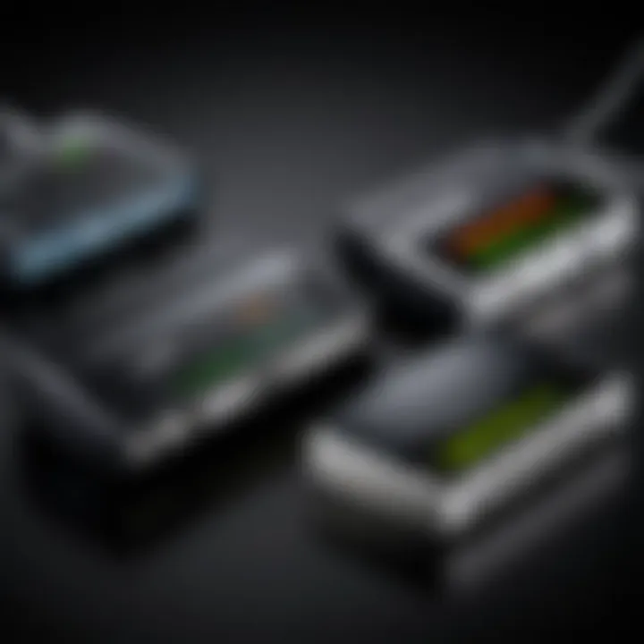Graph comparing various Shure USB interface models