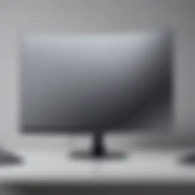 Side View of Samsung 27-inch Curved Monitor