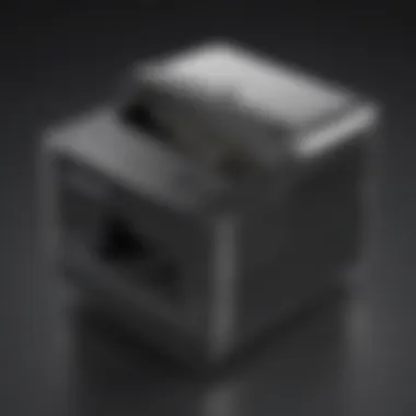 Sleek and Compact Small Air Printer Design