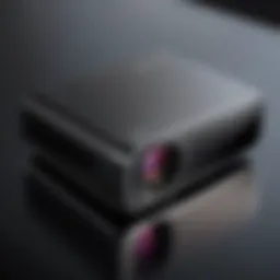 Sleek Portable Projector for iPhone