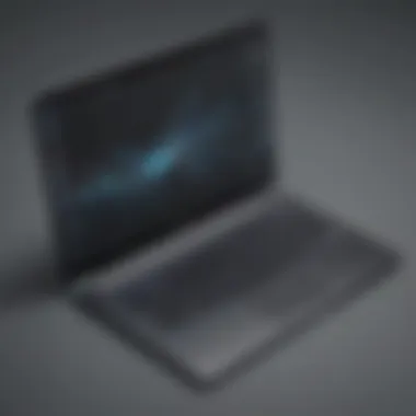 Sleek and powerful laptop for crafting tasks