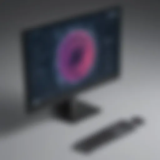 Sophisticated Design of 32-inch USB-C Monitor