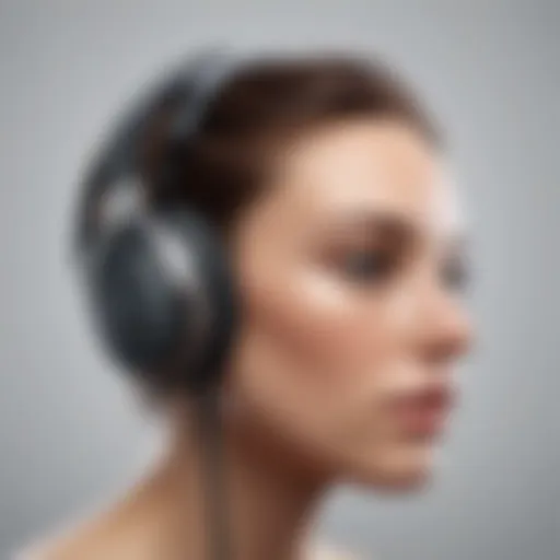 Sophisticated design of waterproof noise cancelling headphones