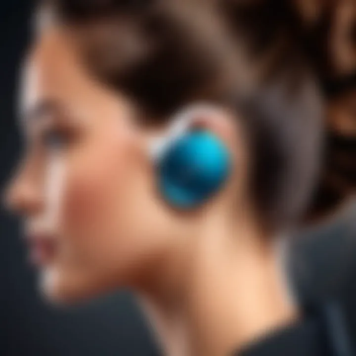 Sophisticated wireless earpiece with sleek design