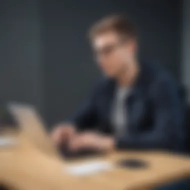 Student Maximizing Surface Pro Benefits Student enjoying the benefits of Surface Pro