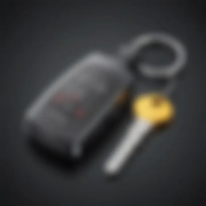 Illustration depicting successful replication of a cloned key fob