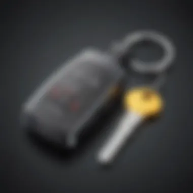 Unlocking Possibilities: Cloned Key Fob Success Illustration depicting successful replication of a cloned key fob