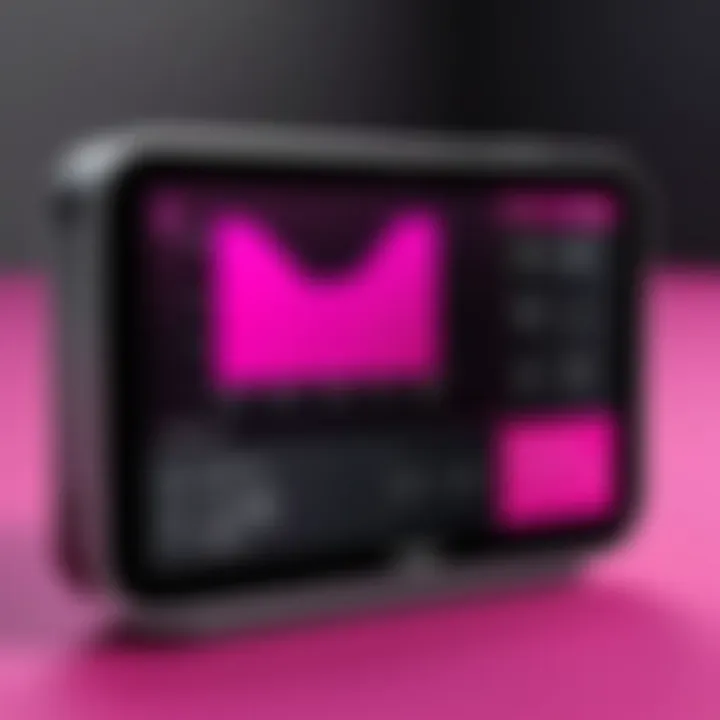 Dashboard view of T-Mobile mobile hotspot features