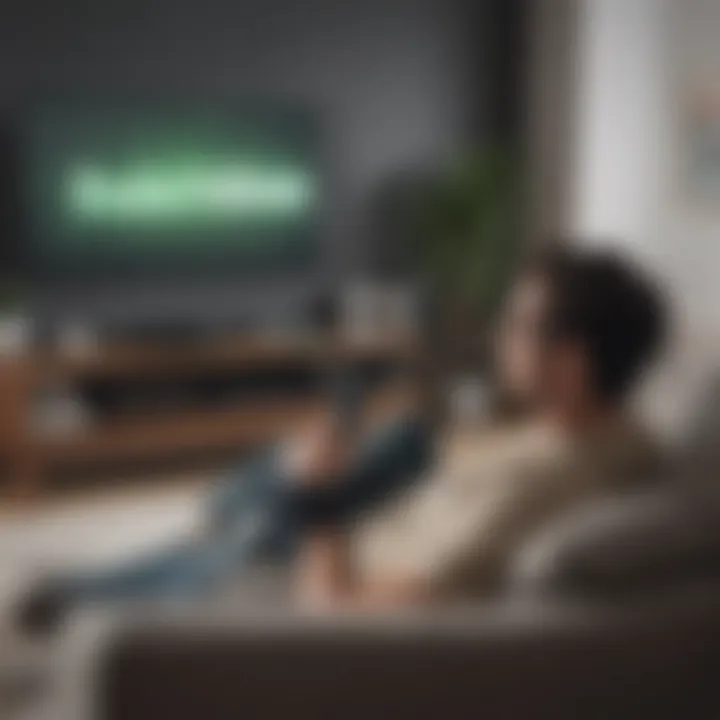 Tech Enthusiast Watching Hulu Live TV