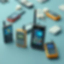 Historical development of early mobile phones