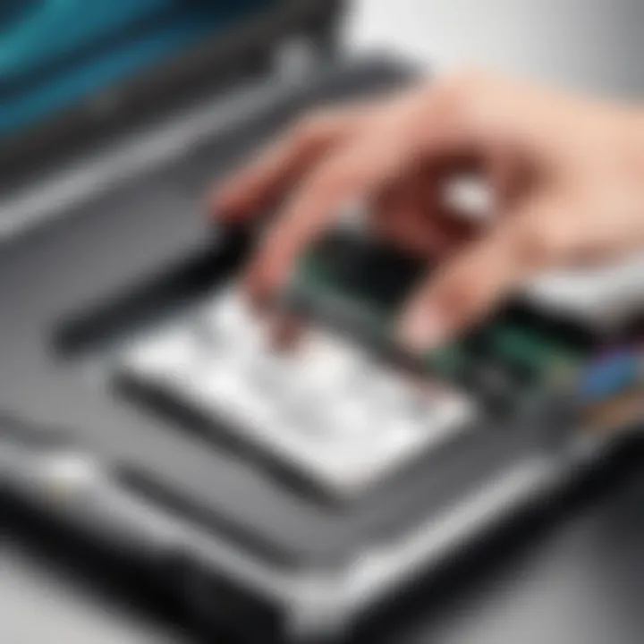 Installation guide for HP laptop hard drives
