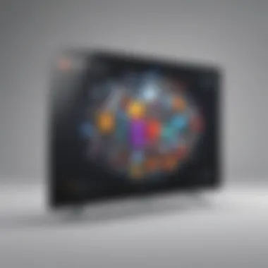 Modern smart TV with sleek design