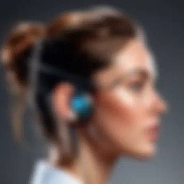 Intuitive Features for Professionals User interface displaying features of the best earbuds for IT professionals