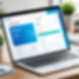 Interface of TurboTax software showcasing user-friendly navigation