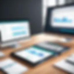 Modern Online Bookkeeping Software Interface