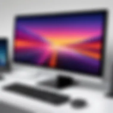 Sleek and Modern Design Sleek and modern design of plug and play monitor