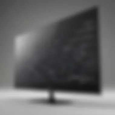 Ultra-Thin Bezel of a 55-Inch TV