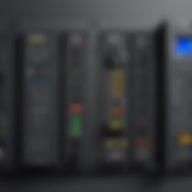 Diagram showing the different types of breaker box power monitors available in the market
