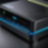 Fiber gaming router showcasing advanced technology