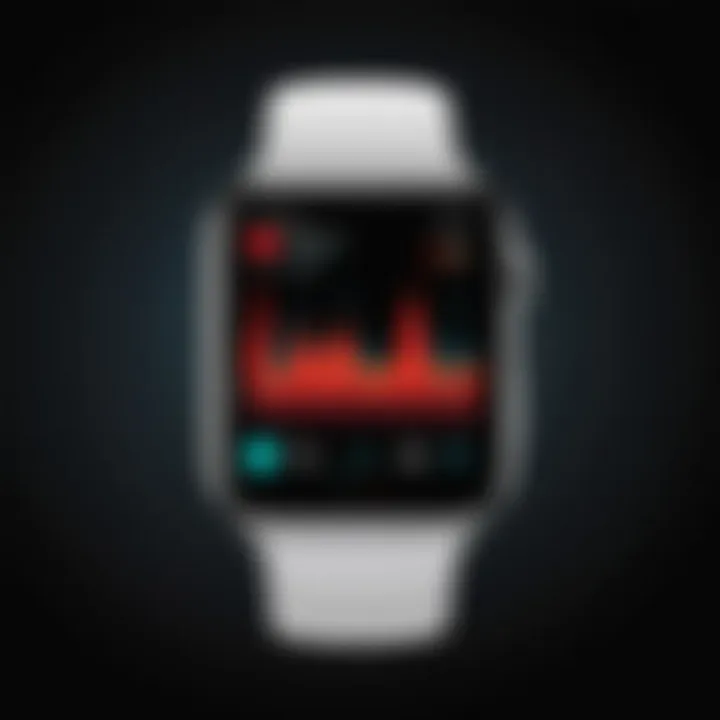 Visualization of heart rate data during sleep