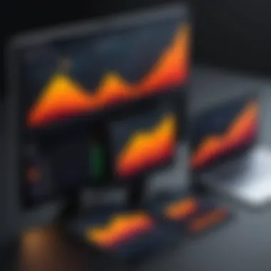 Graph showcasing performance metrics associated with screen sizes