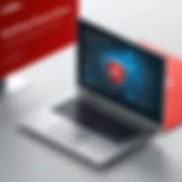 Visual representation of McAfee's core features